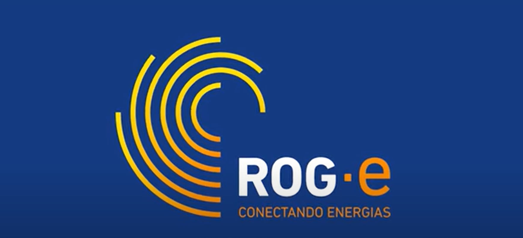Logotipo de ROG.e 2026, Conectando Energias