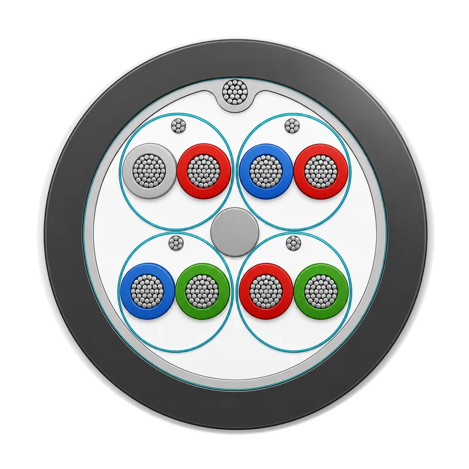Data Cables cross-section illustration