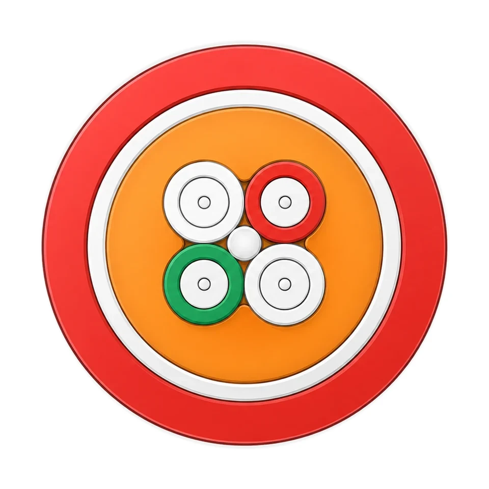 Fibre Cables cross-section illustration