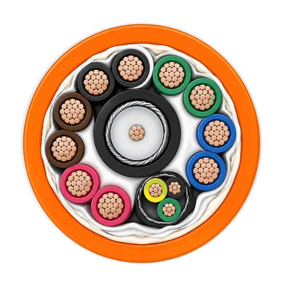 Subsea ROV Cables cross-section illustration