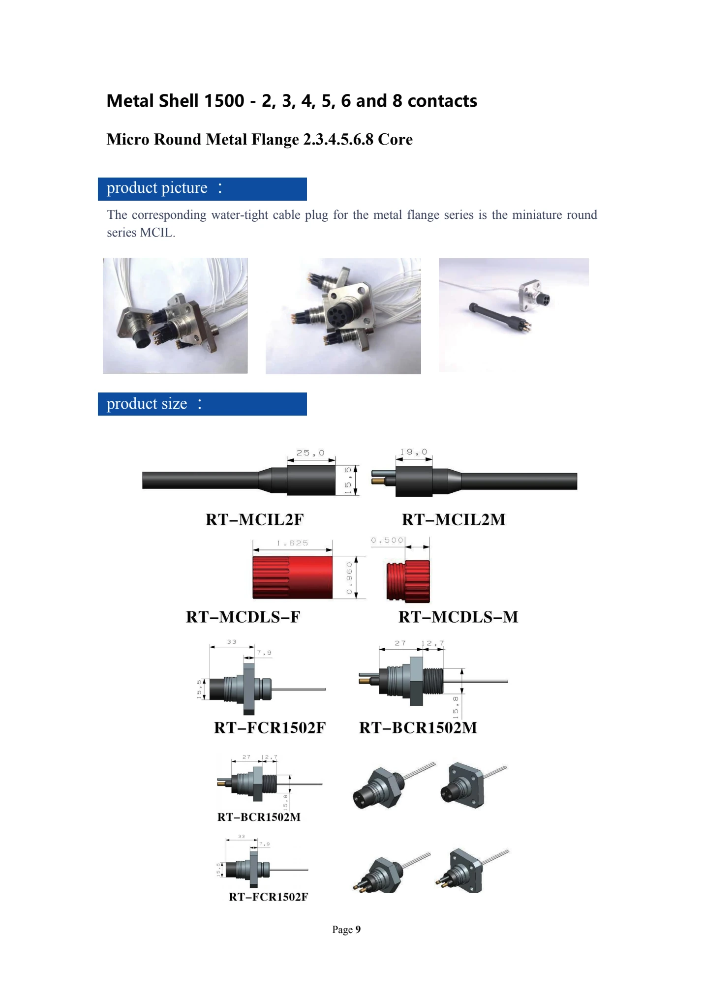 Metal Shell Series: original catalogue, PDF page 11