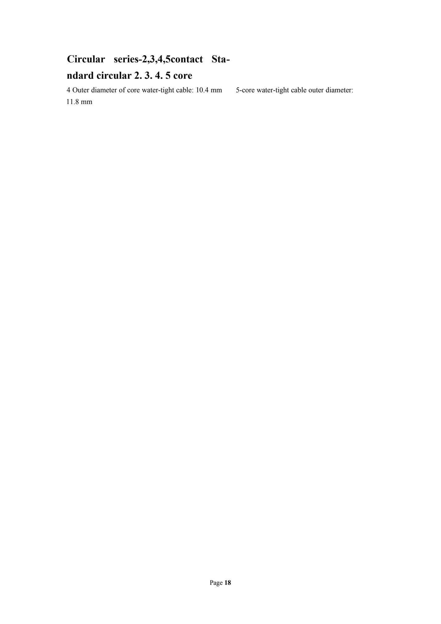 Original specifications and drawings — 2 / 3 / 4 / 5 contacts · 22