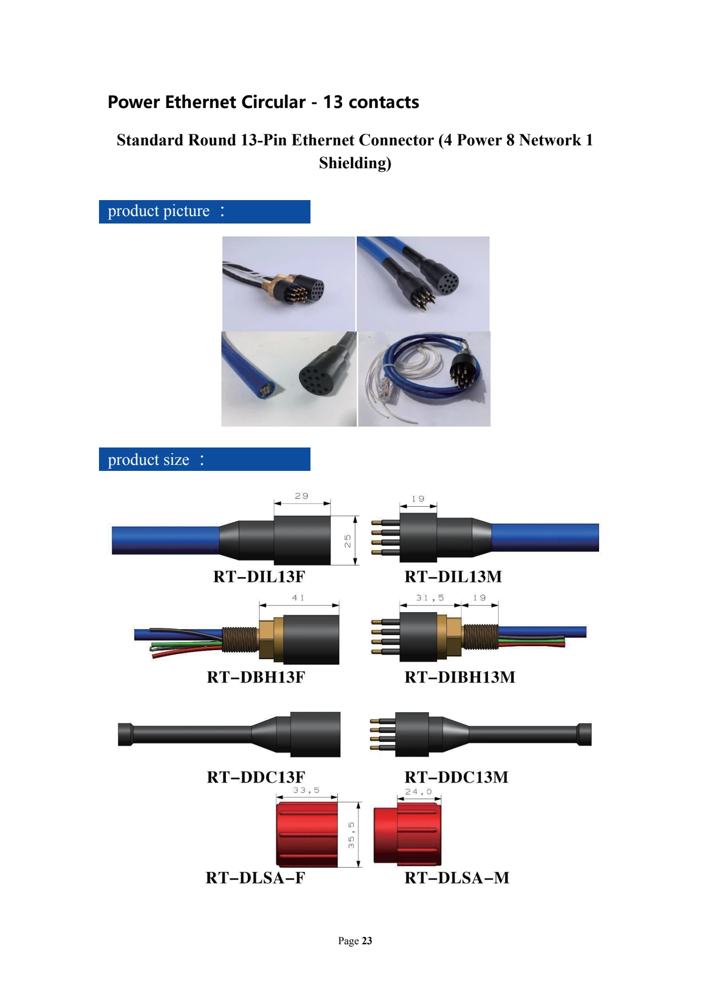 Ethernet Series: original catalogue, PDF page 28