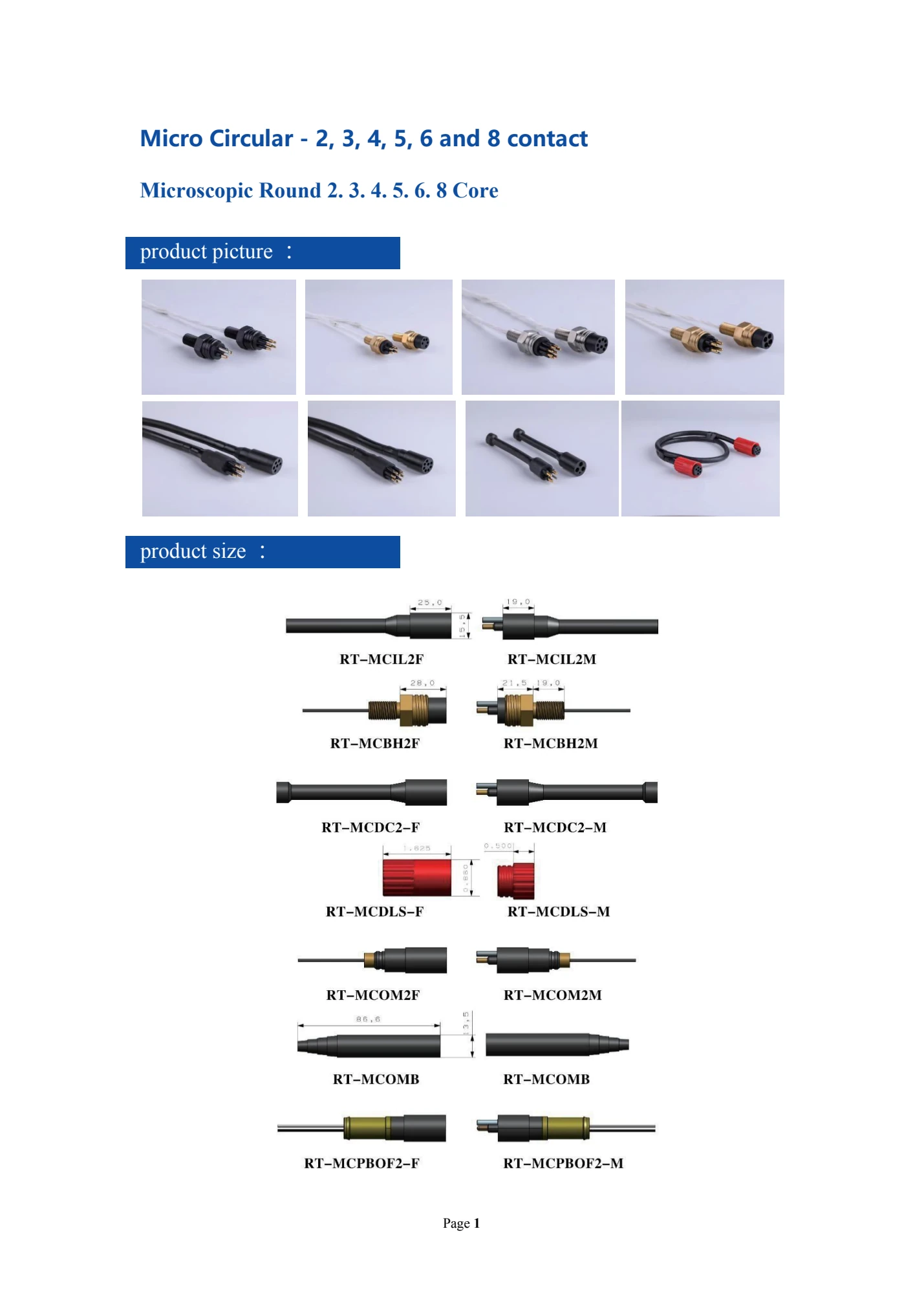 Micro Series: original catalogue, PDF page 3