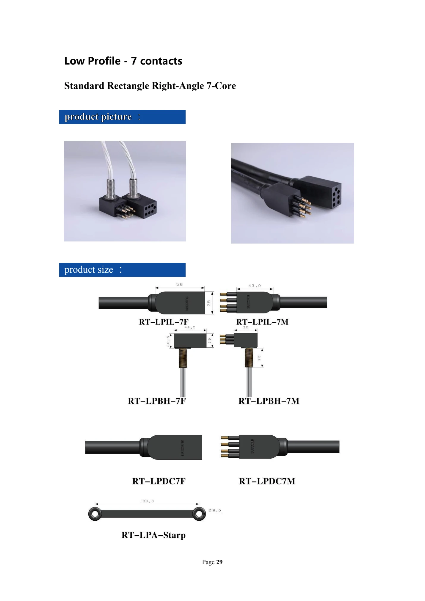 Low Profile Series: original catalogue, PDF page 34