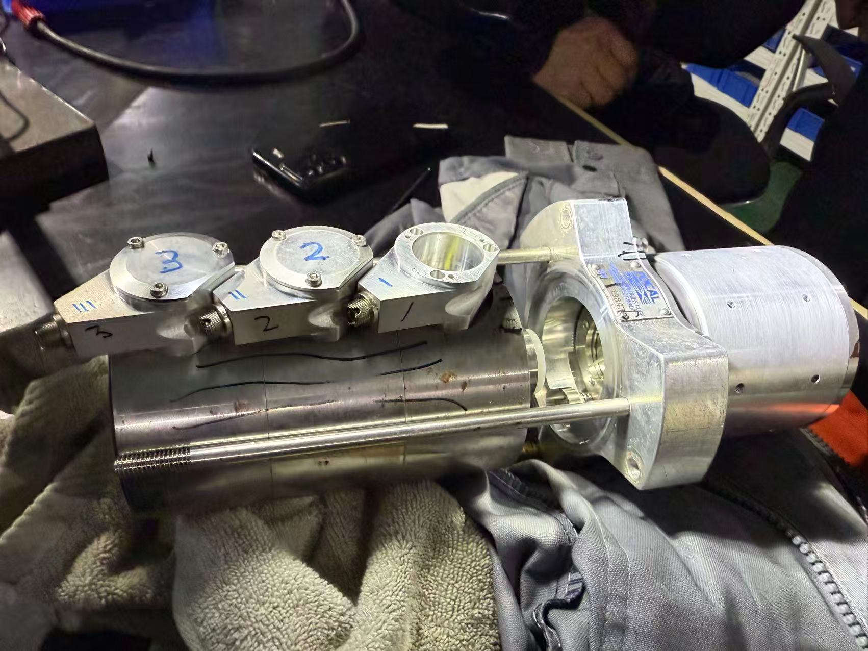 Slip ring assembly, view 2